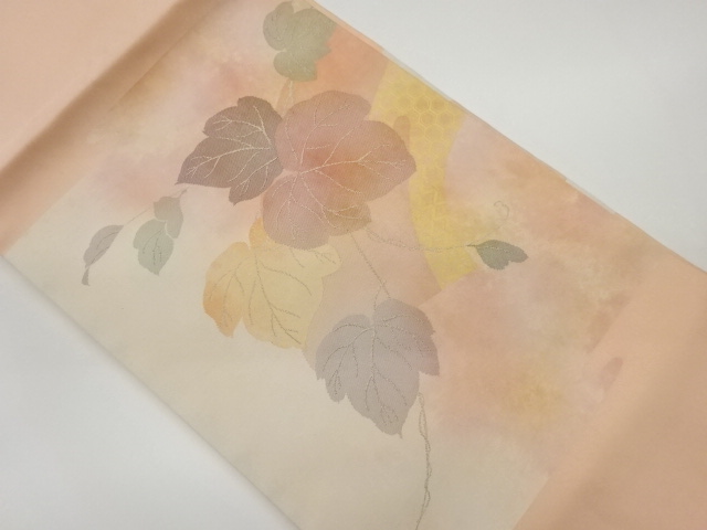 JAPANESE KIMONO / VINTAGE NAGOYA OBI / WOVEN SHIPPO PATTERN